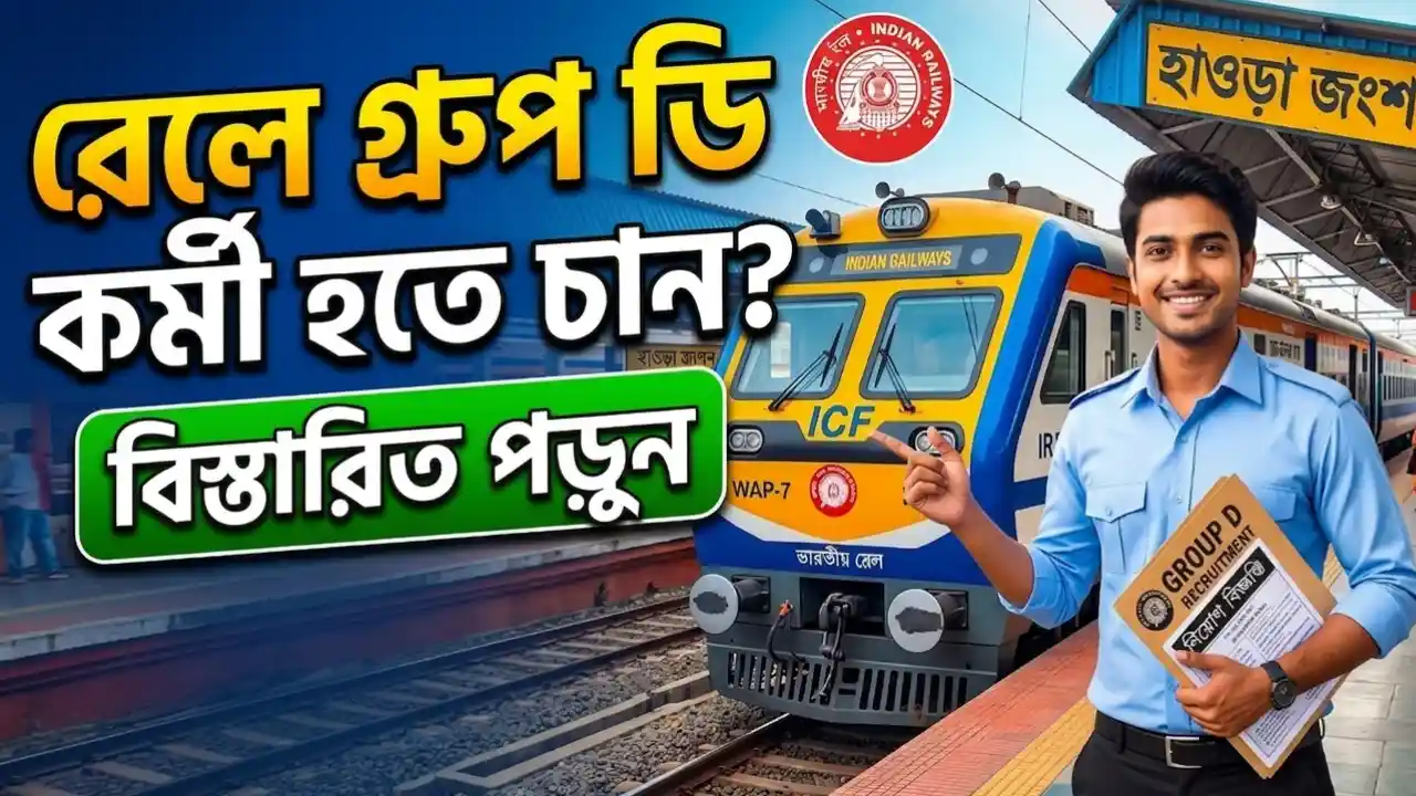 রেলে গ্রুপ ডি কর্মী হতে চান? দেখুন যোগ্যতা, বেতন, আবেদন ও নিয়োগ পদ্ধতি - Railway Group D Job Criteria 2026