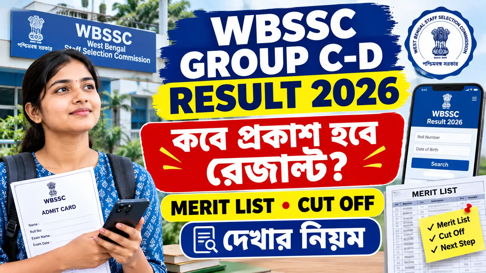 WBSSC Group C-D Result 2026